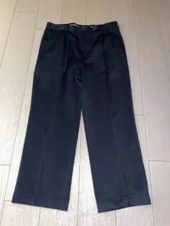 PERRY ELLIS / ダークネイビー スラックス　L相当