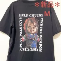＊新品＊　チャッキー　チャイルドプレイ　半袖Tシャツ　Mサイズ 洋画　ホラー