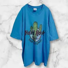 PotatoClub Tシャツ 半袖 青（F）韓国 ユニーク プリント サボテン