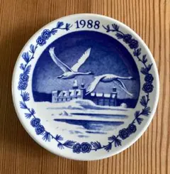 ロイヤルコペンハーゲン ミニイヤープレート 1988年 クロンボー城 ハムレット