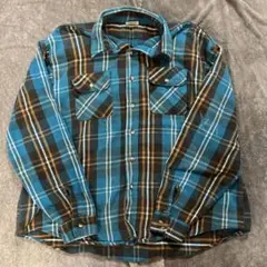 【好配色!!】90s FIVE BROTHER ヘビーネルシャツ xl ボックス