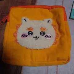 ちいかわもこもこ刺繍ポーチ （シーサー）