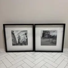 写真付きフォトフレーム 50cm×50cm 2個セット