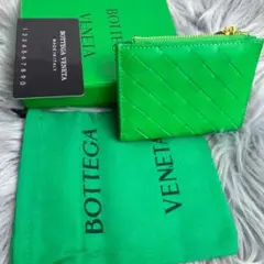 BOTTEGA VENETA グリーン カードケース