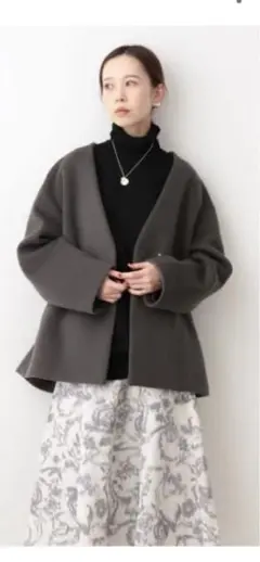 IENA MANTECOショートコート 38