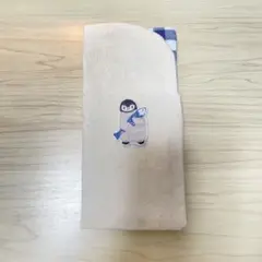 ペンギンちゃんのメガネケース　手刺繍　ハンドメイド
