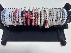 ハンドメイド ビーズブレスレットセット 画像の中から1つ コメント必須
