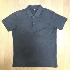 UNIQLO ダークグレー ポロシャツ