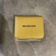 ★美品★バレンシアガ 二つ折り財布 ゴールド