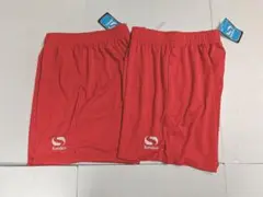 Sondico ソンディコ ハーフパンツ 未使用 2XLサイズ レッド 2枚