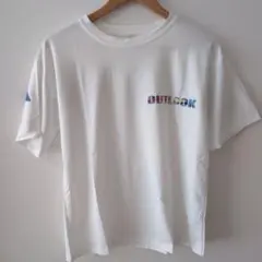 レディース 半袖 Tシャツ プリント 白 トップス 夏 Мサイズ