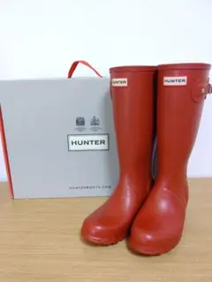 【値下げ】新品未使用 HUNTER ハンターレインブーツ 23