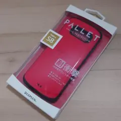 ギャラクシーs8　SC-02J　SCV36　耐衝撃 ケース PALLET 赤