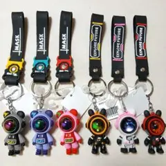 うさくま宇宙飛行士　EXPLORE FUTURE　 キーホルダーラバーストラップ