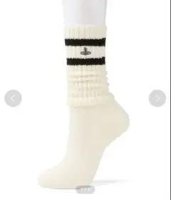 Vivienne westwood ルーズソックス　ロゴ　オーブ　刺繍ソックス