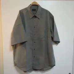 green label relaxing 半袖シャツ カーキグリーン＆オレンジ