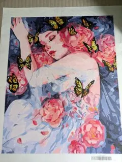 ナンバー塗り絵　完成品
