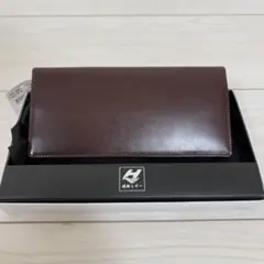 未使用品 姫路レザー レザー ウォレット ブラウン