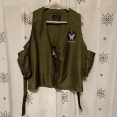 Ｙ２Ｋ90’sHouston INC 空軍ラジオベストU.S.AIR FORCE
