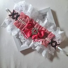 ぬい ヘッドドレス 宝石赤Ｖｅｒ．