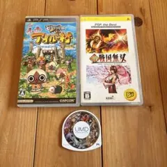 モンハン日記 ぽかぽかアイルー村 & 戦国無双 セット