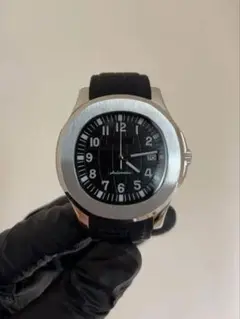 SEIKO MOD aquanaut 自動巻き腕時計 ブラック NH35