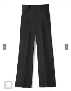 ブラック ワイドパンツ ハイウエスト