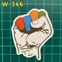 防水ステッカー シール ガッツポーズ