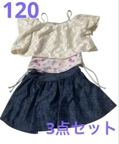 motherways セパレート水着　3点セット120cm 女の子