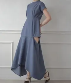 新品【qumerry】サイドカットワンピース　9900円　休井美郷