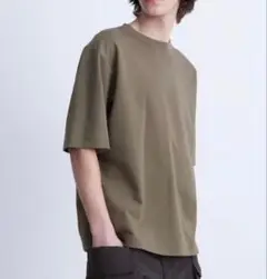 ユニクロU☆エアリズム コットンオーバーサイズTシャツ M /5分袖