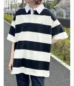 アメリカンホリック　ラガーシャツ　POLO ポロ　ボーダー