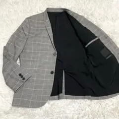 H&M テーラードジャケット グレンチェック