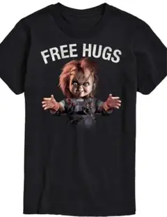 新品　FREE HUGS チャッキー　映画　Tシャツ　黒　L
