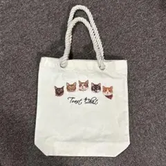 Toast Chat猫トートバッグ