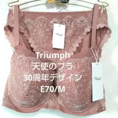 E70/Mトリンプ♥天使のブラ　30周年記念デザイン　素敵なブラジャー&ショーツ