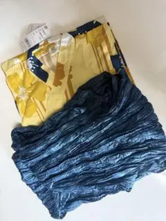 花柄浴衣　兵児帯セット130cm 未使用タグ付き
