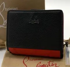 ⭐️ 極美品 ルブタン パロマ 二つ折り財布 ミニウォレット ラバー レッド
