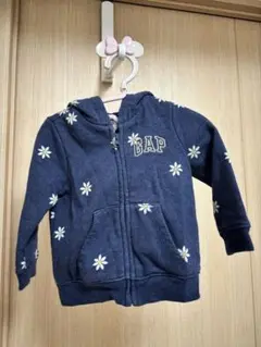GAP 花柄刺繍 パーカー 12-18ヶ月