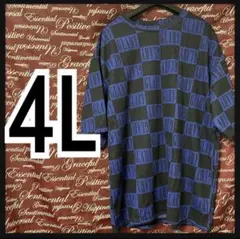 4L·B級品·チェックTシャツ新品/MCG-503