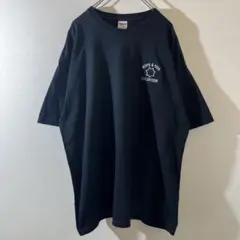 T-562 GILDAN 刺繍ロゴ Tシャツ XL ブラック