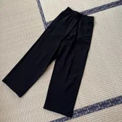 テンシャル　MIGARU Light Knit ロングパンツ　S ブラック