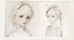 ニーア　ニーアオートマタ　NieR 消セナイ記録　色紙コレクション　少年ニーア