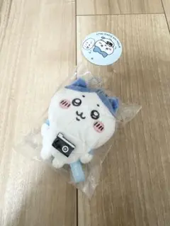 ちいかわ おでかけ楽しみ！なぷちミニマスコットハチワレ ぬいぐるみ キーホルダー