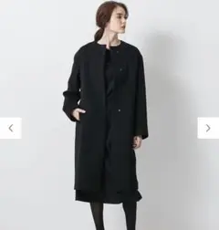 新品タグ付き 23区L ノーカラーコート