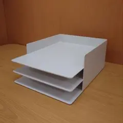 《出品期限あり》無印良品 A4書類トレー ABS樹脂 A4サイズ用 ３個セット