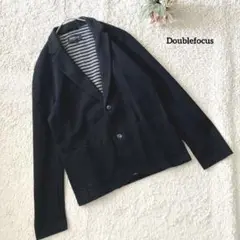 Doublefocus テーラードジャケット L メンズ ブラック ポリ綿