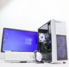 【到着後すぐ使用可能S1ゲーミングPC】モニタ一式セットPC