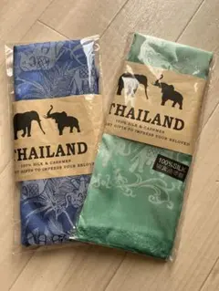 タイ製 100%シルク 2点セット