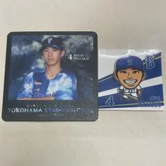 横浜DeNAベイスターズ　スターナイト　2025 度会選手 ステッカーコースター